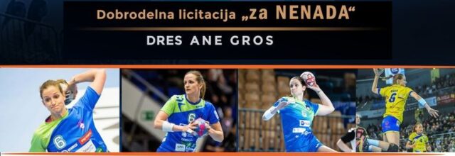 Dobrodelna LICITACIJA dresa – ANA GROS