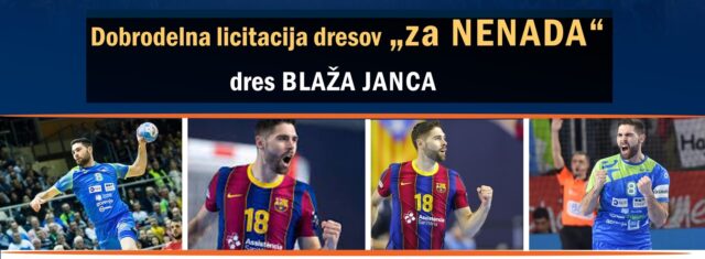 Dobrodelna licitacija dresa – BLAŽ JANC