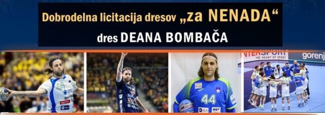 Dobrodelna LICITACIJA dresa – DEAN BOMBAČ
