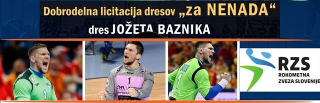 Dobrodelna licitacija dresa – JOŽE BAZNIK